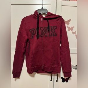 PINK Full-Zip Hoodie